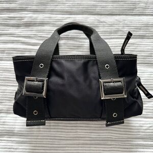 Mini Black Utility Satchel Bag